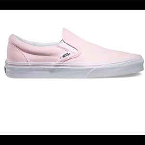 Pastel Pink Slip-On Vans